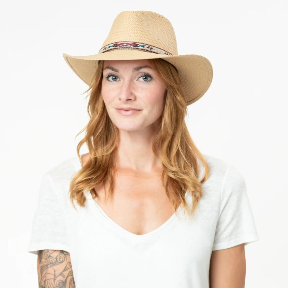 Bailey of Hollywood Derian Raindura Straw Fedora
